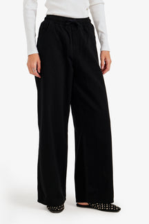 Utility Drawstring Denim Pants