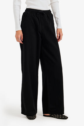 Utility Drawstring Denim Pants