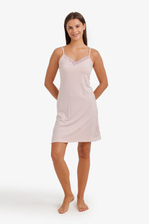 Satin-Neck Nightgown