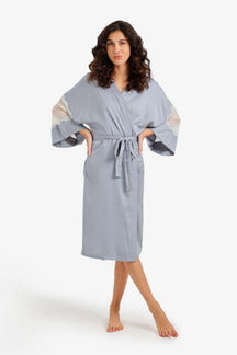 Embroidered Nightgown Set
