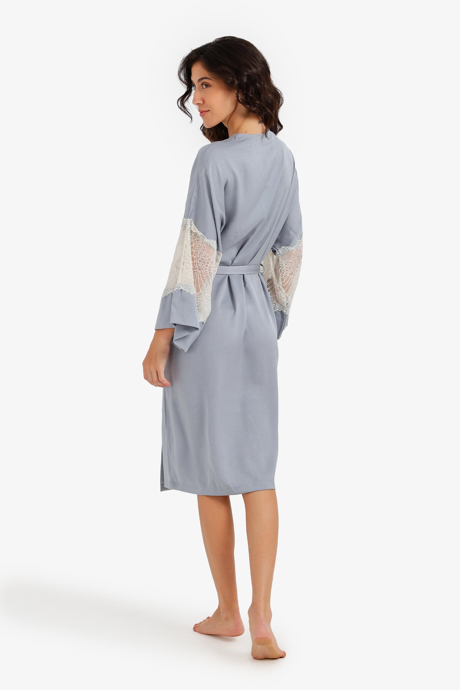 Embroidered Nightgown Set
