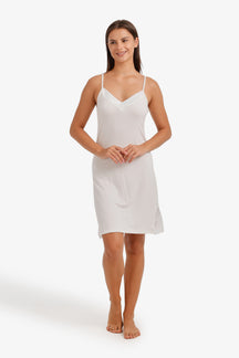 Satin-Neck Nightgown