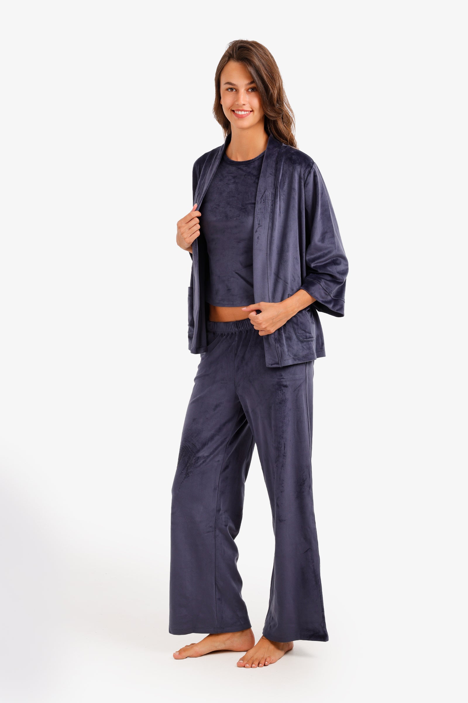 Velvet 3-Piece Pyjama