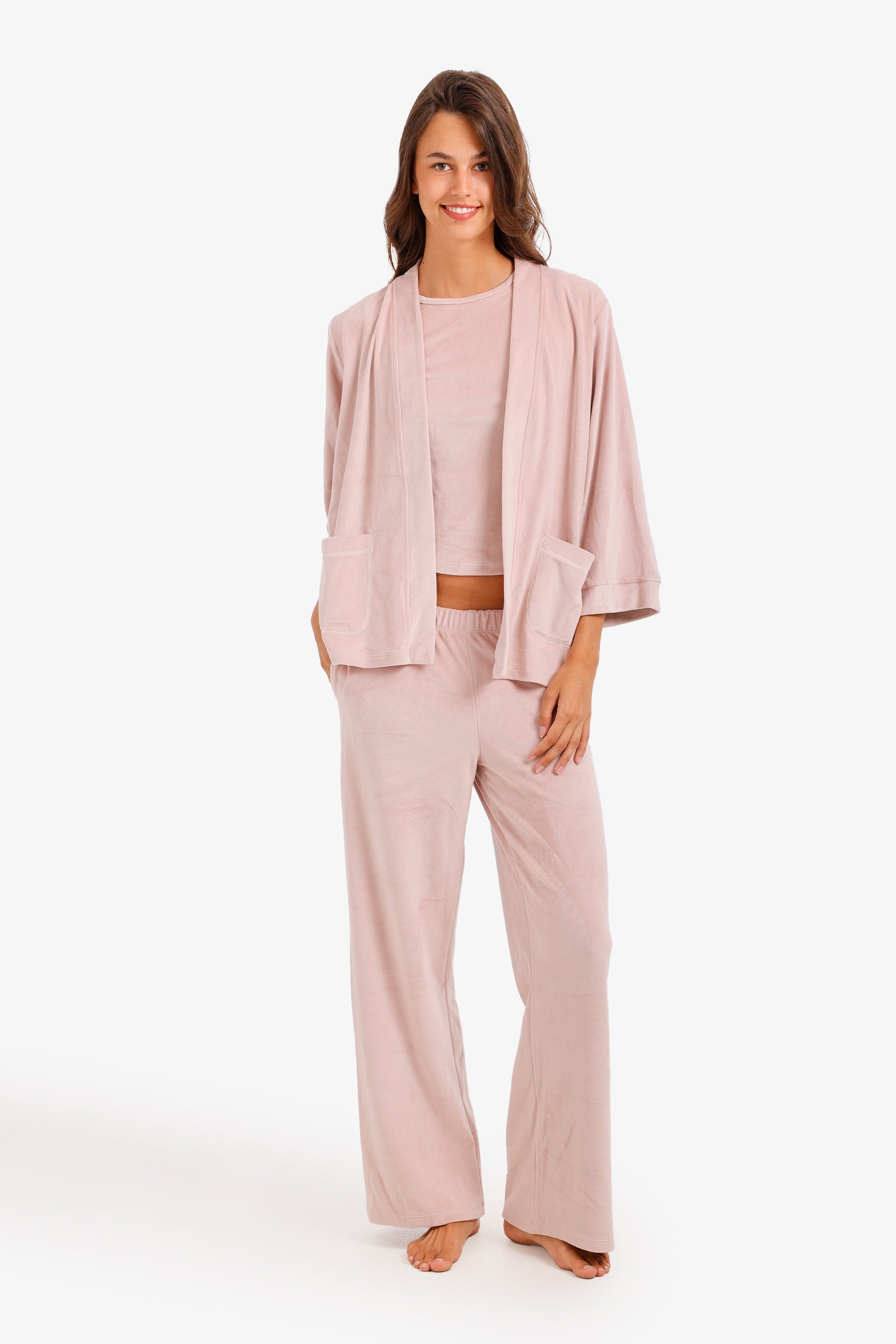 Velvet 3-Piece Pyjama