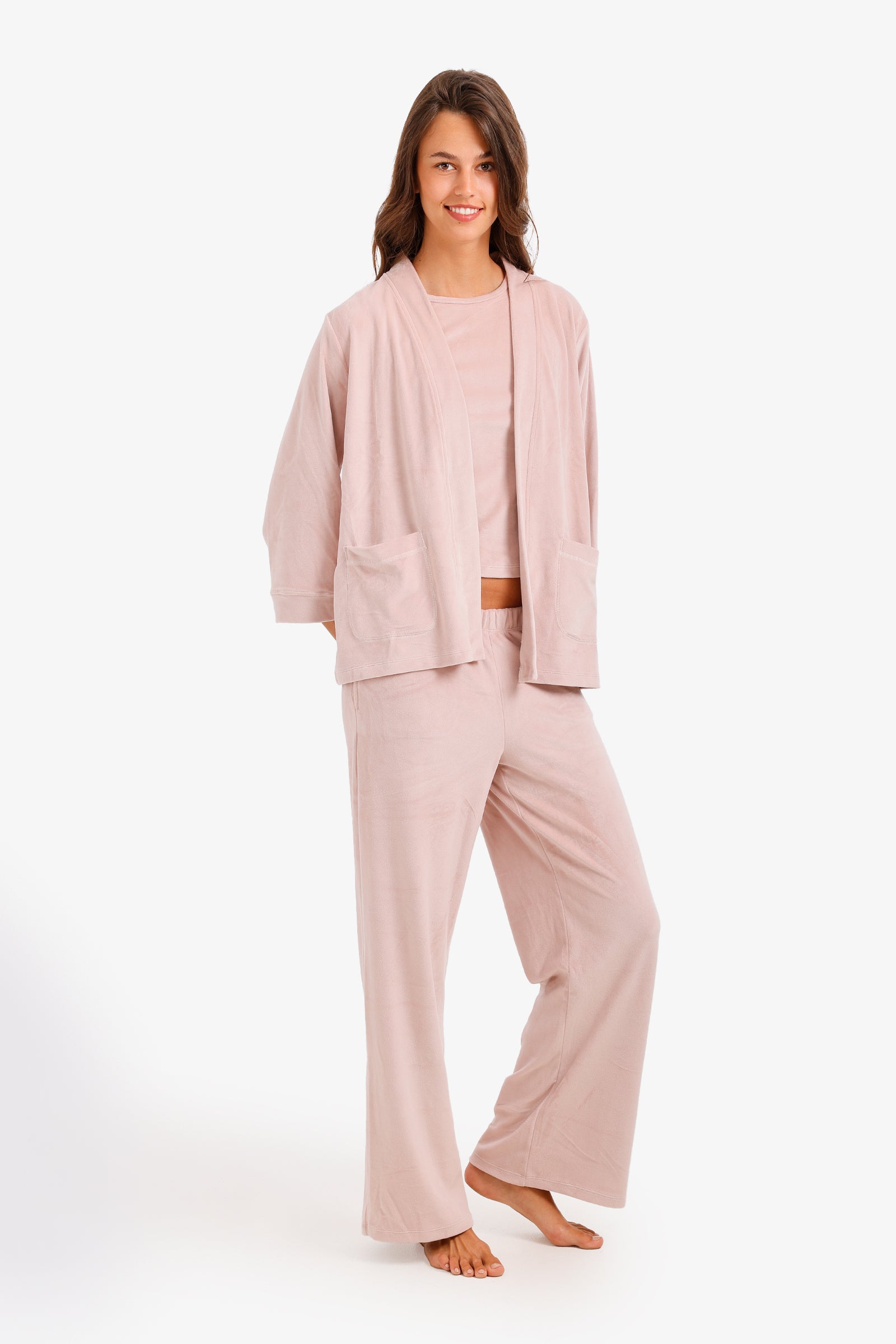 Velvet 3-Piece Pyjama