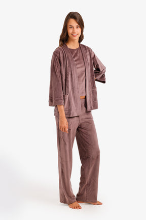 Velvet 3-Piece Pyjama