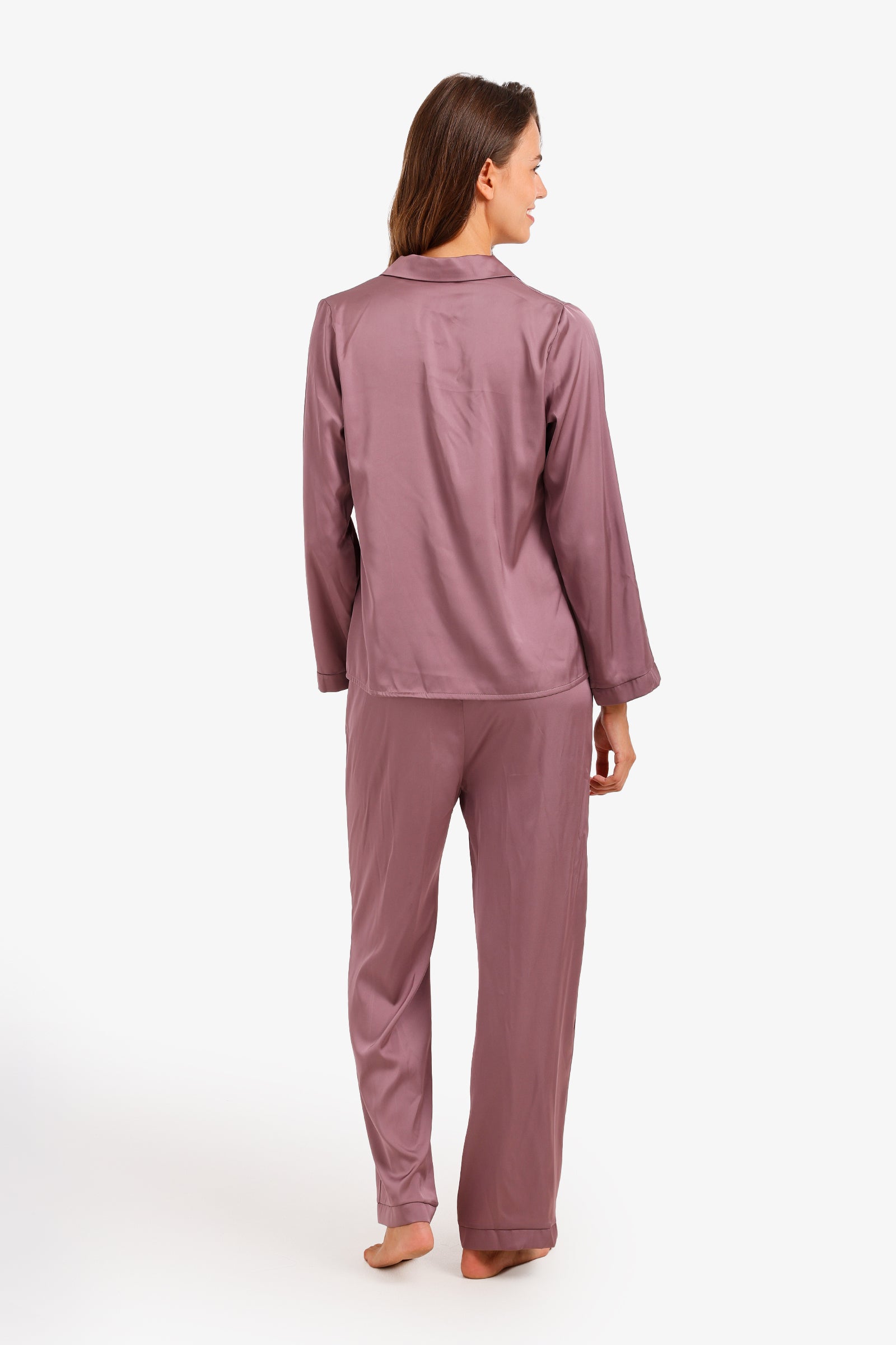 Satin Button-Down Pyjama