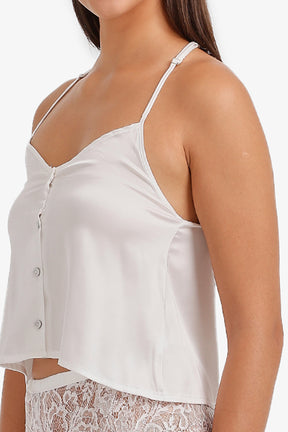 Satin Lace Pyjama Set