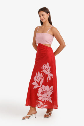 Cut-out Maxi Beach Dress
