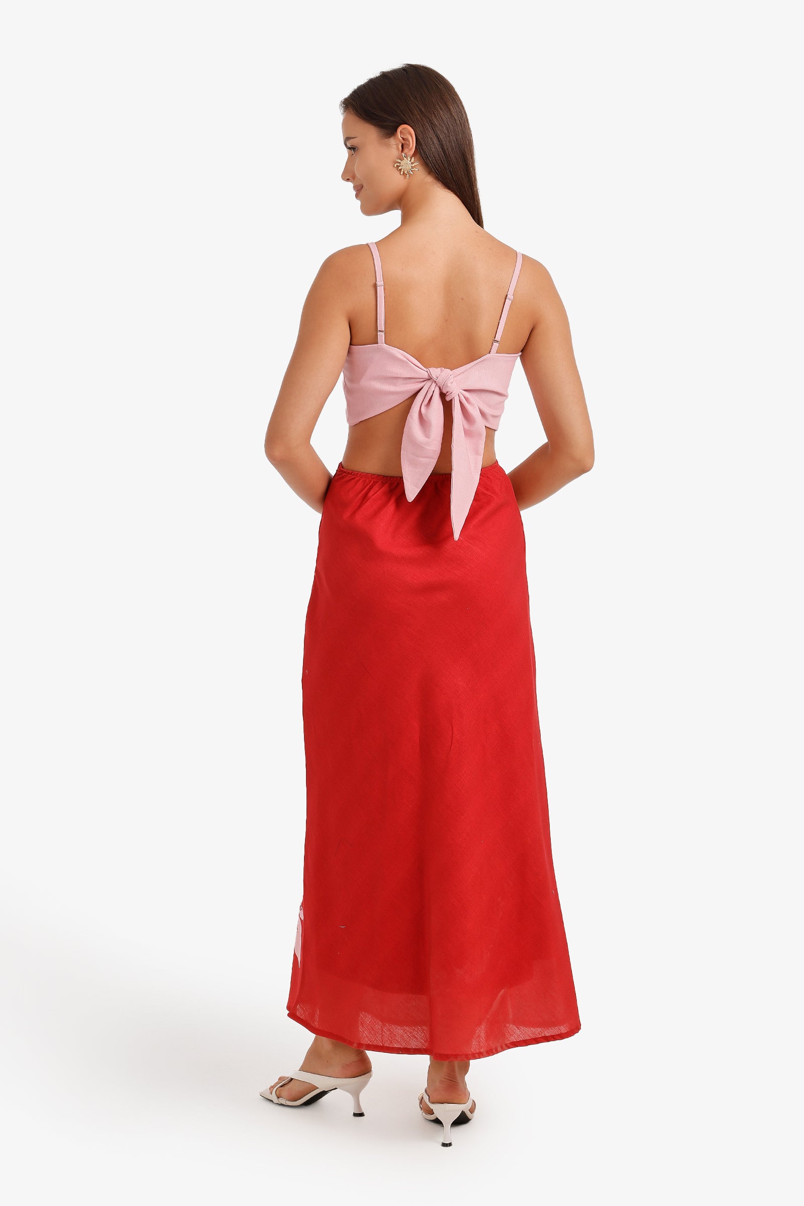 Cut-out Maxi Beach Dress