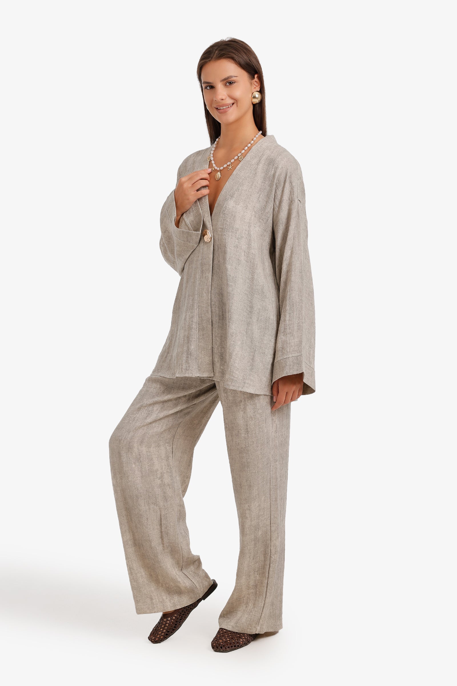 Textured Two-Piece Set
