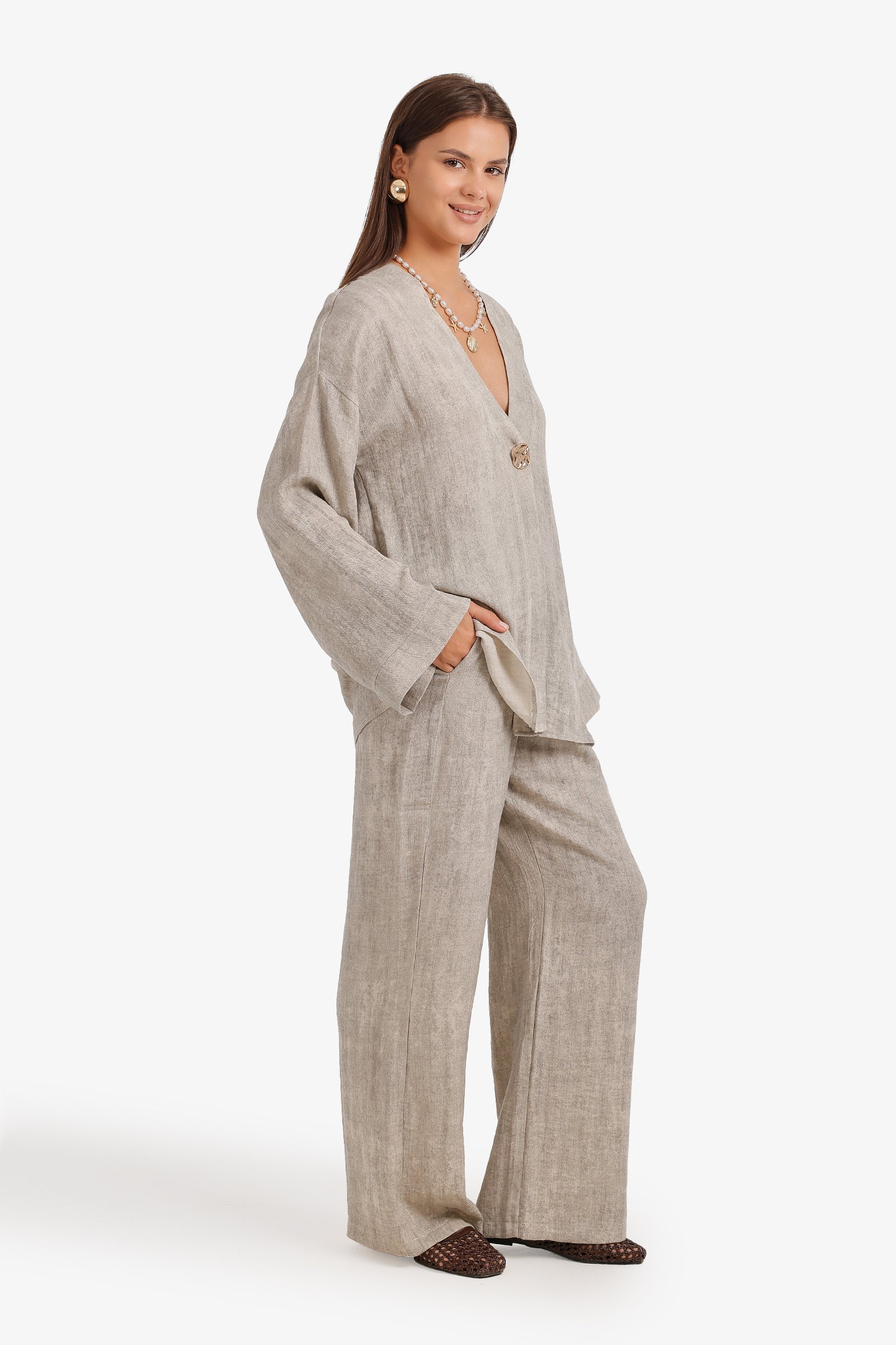 Textured Two-Piece Set