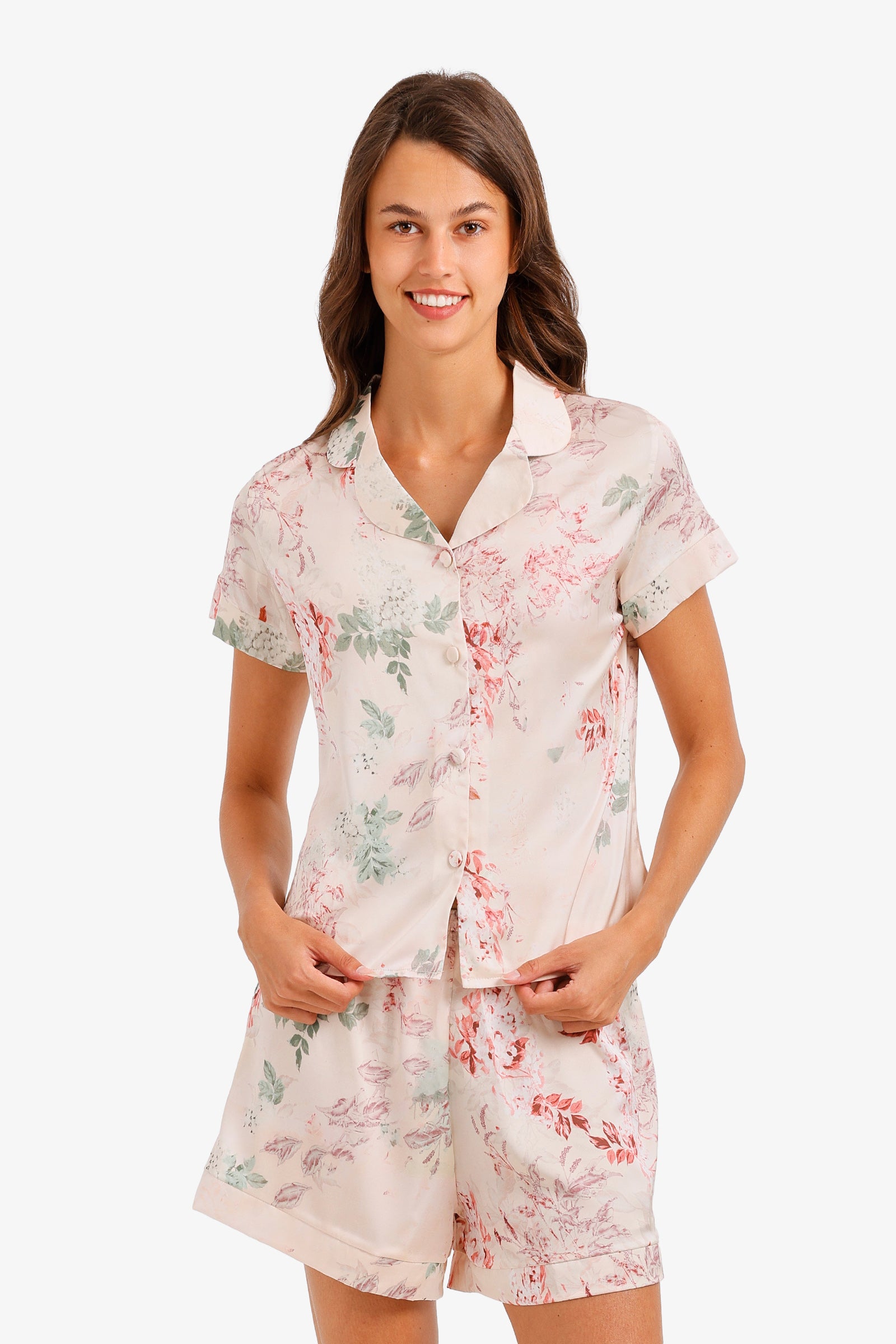 Floral Satin Pyjama