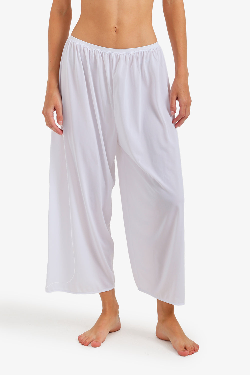 Wide-Leg Slip Pants