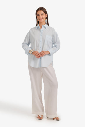 Curved Hem Shirt