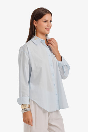 Curved Hem Shirt