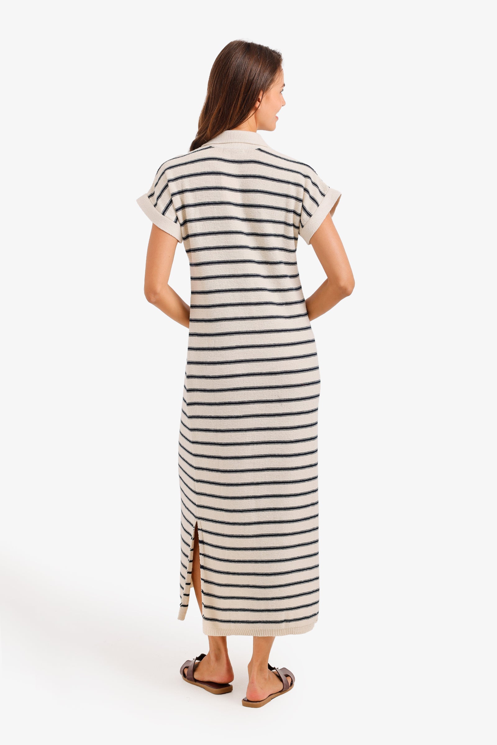 Striped Polo Beach Dress