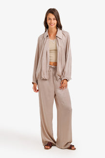 Ruched Shimmer Lounge Set