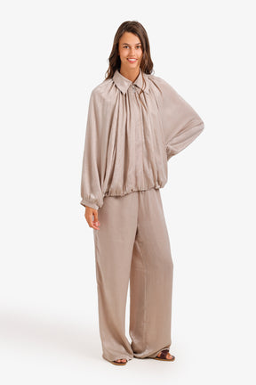 Ruched Shimmer Lounge Set