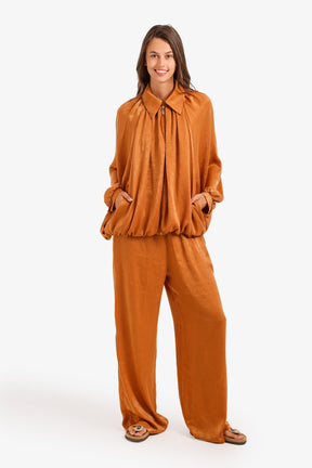 Ruched Shimmer Lounge Set