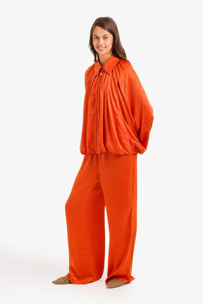 Ruched Shimmer Lounge Set