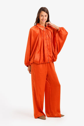 Ruched Shimmer Lounge Set