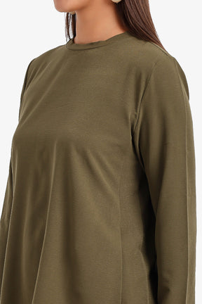 High-Low Flowy Blouse