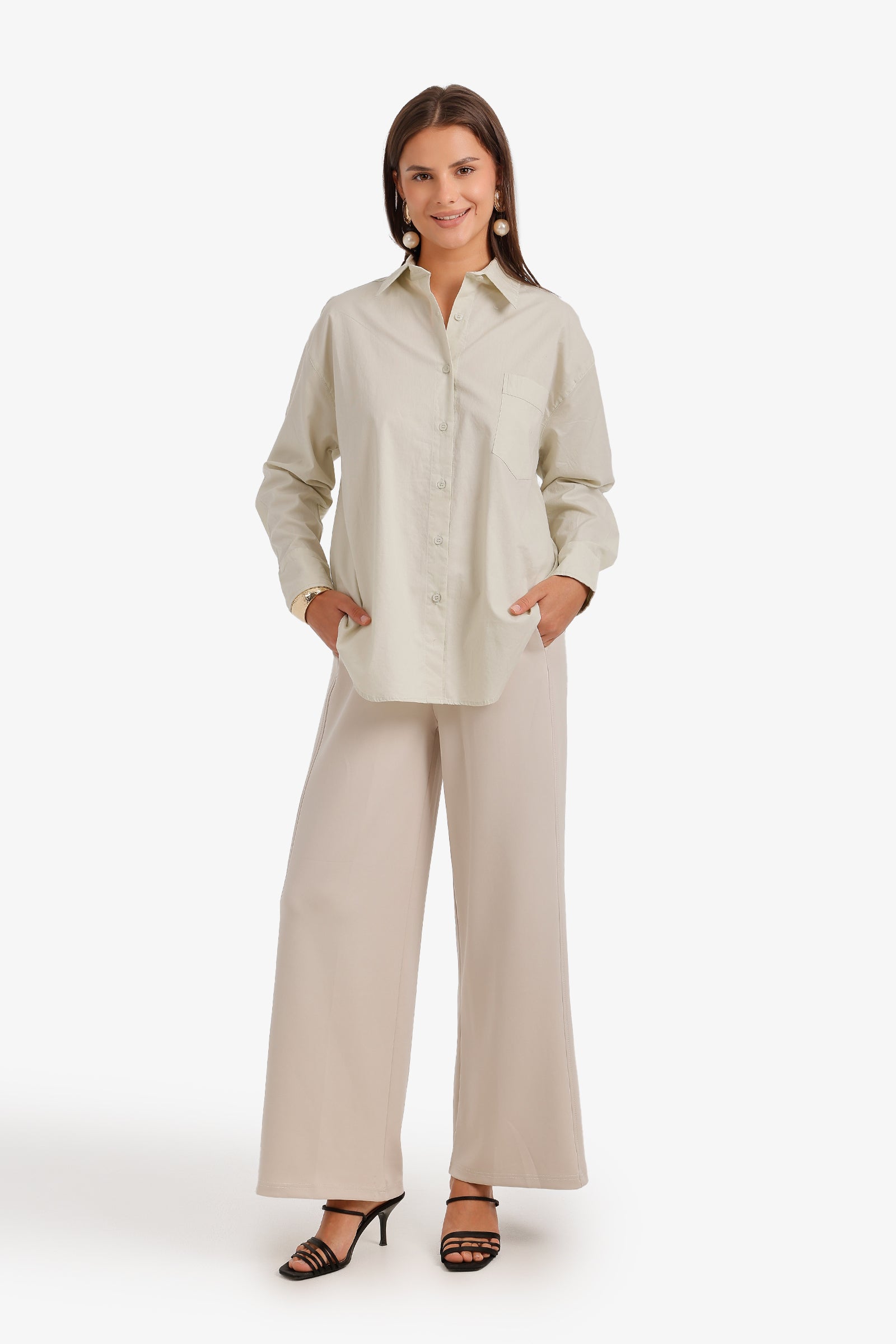 Curved Hem Shirt
