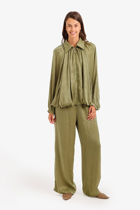 Ruched Shimmer Lounge Set