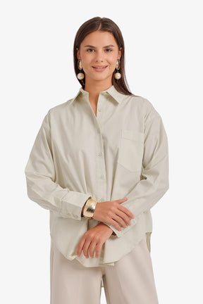Curved Hem Shirt