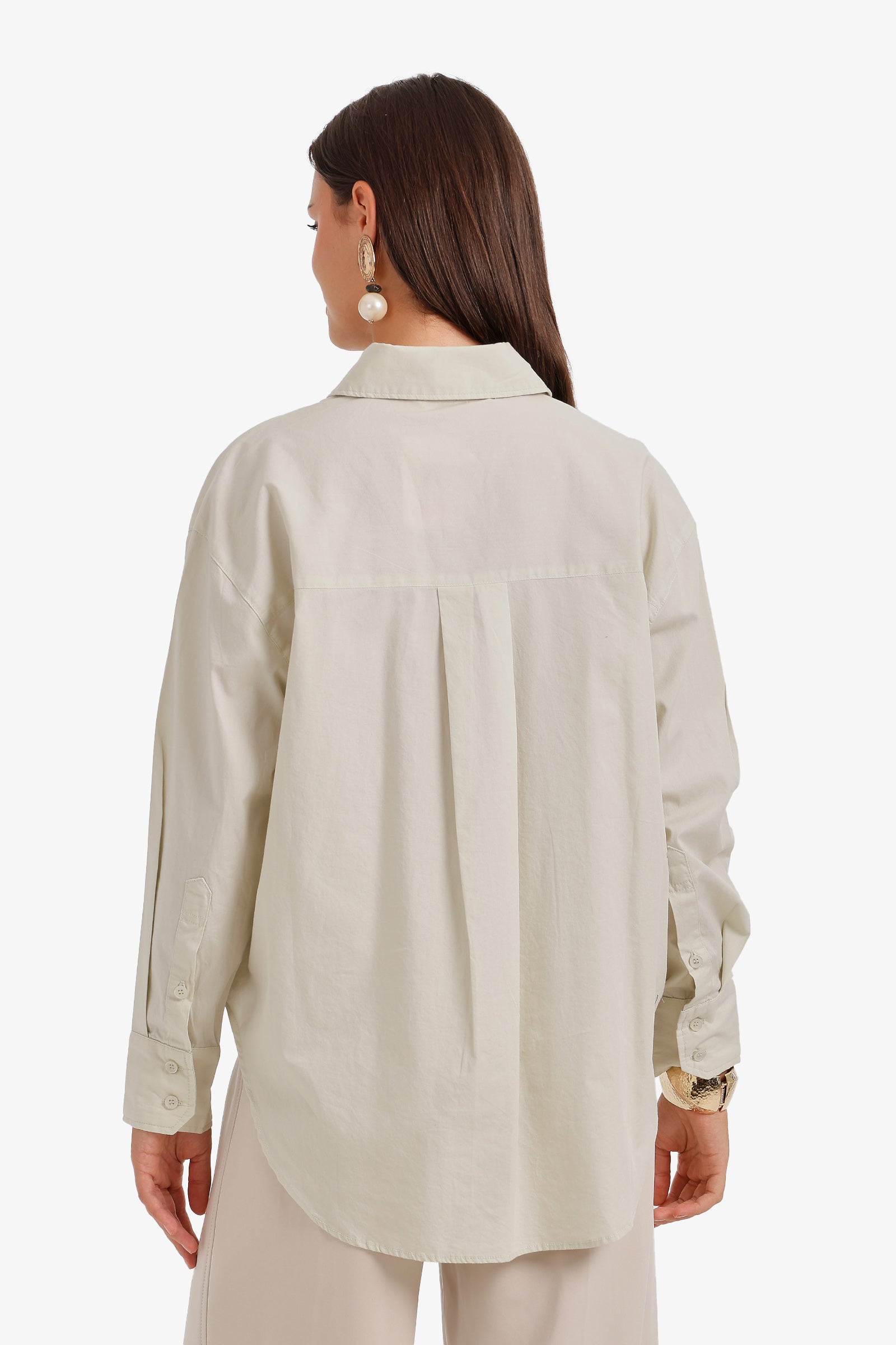 Curved Hem Shirt