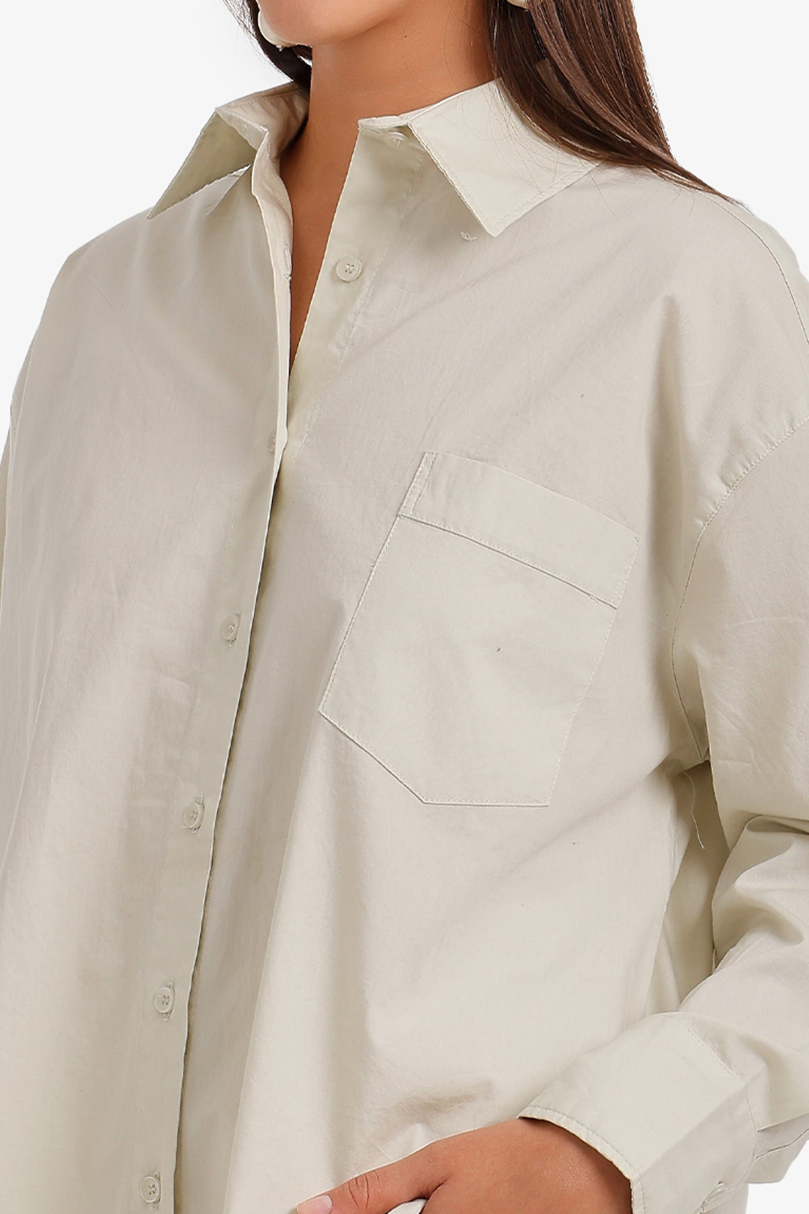 Curved Hem Shirt