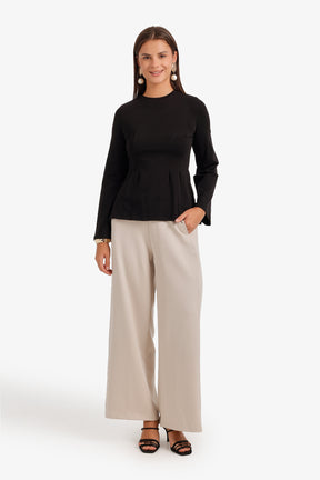 Pleated Waist Top