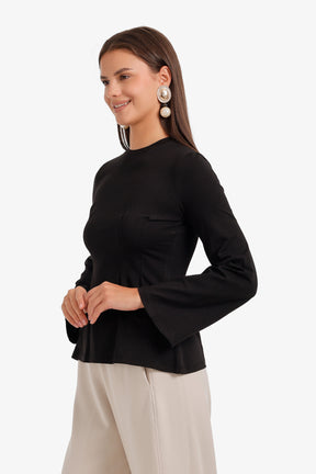 Pleated Waist Top