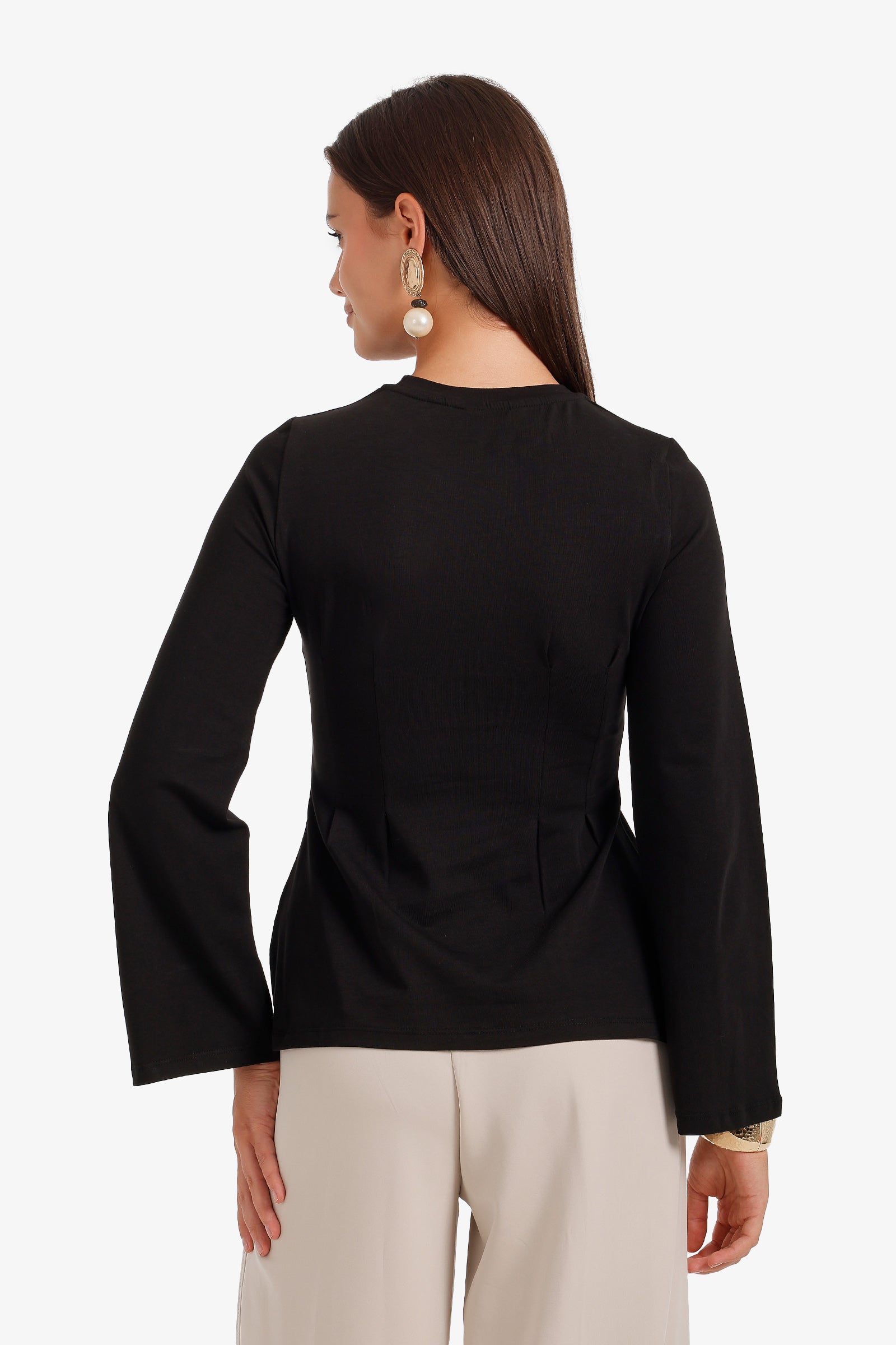 Pleated Waist Top