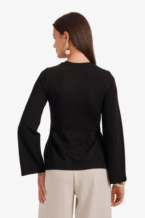 Pleated Waist Top