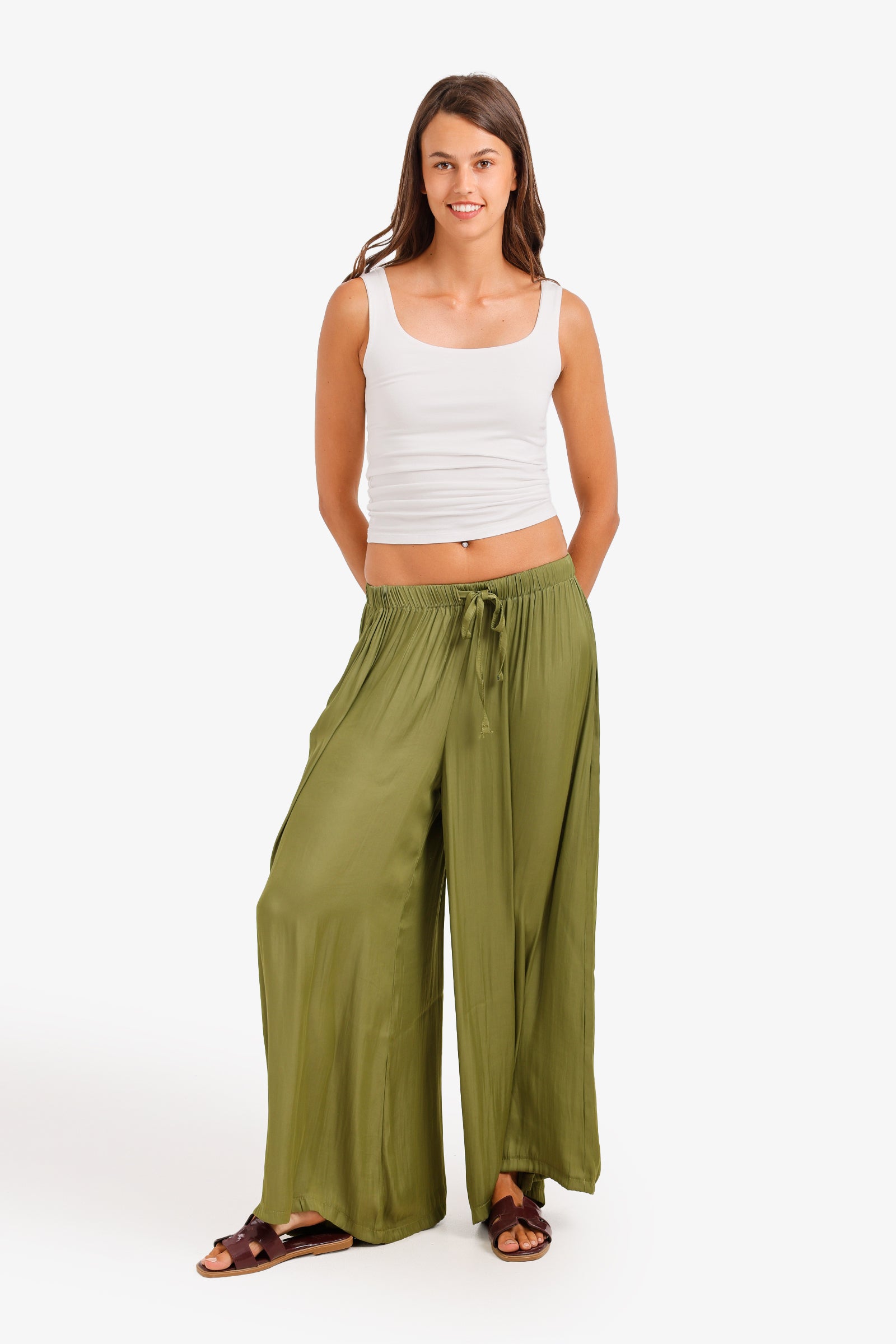 Wide Leg Palazzo Pants