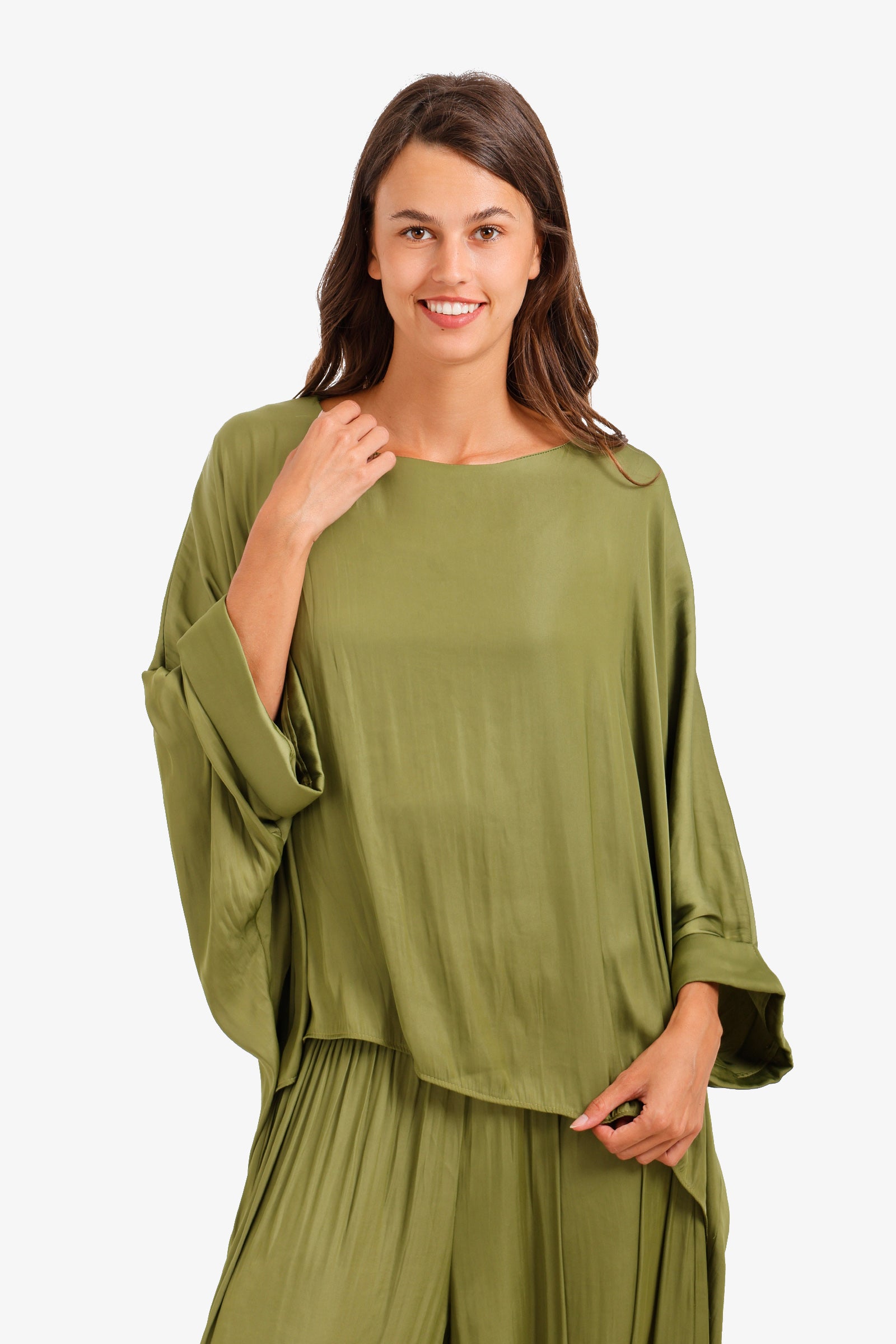 Flowy Batwing Poncho