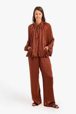 Ruched Shimmer Lounge Set