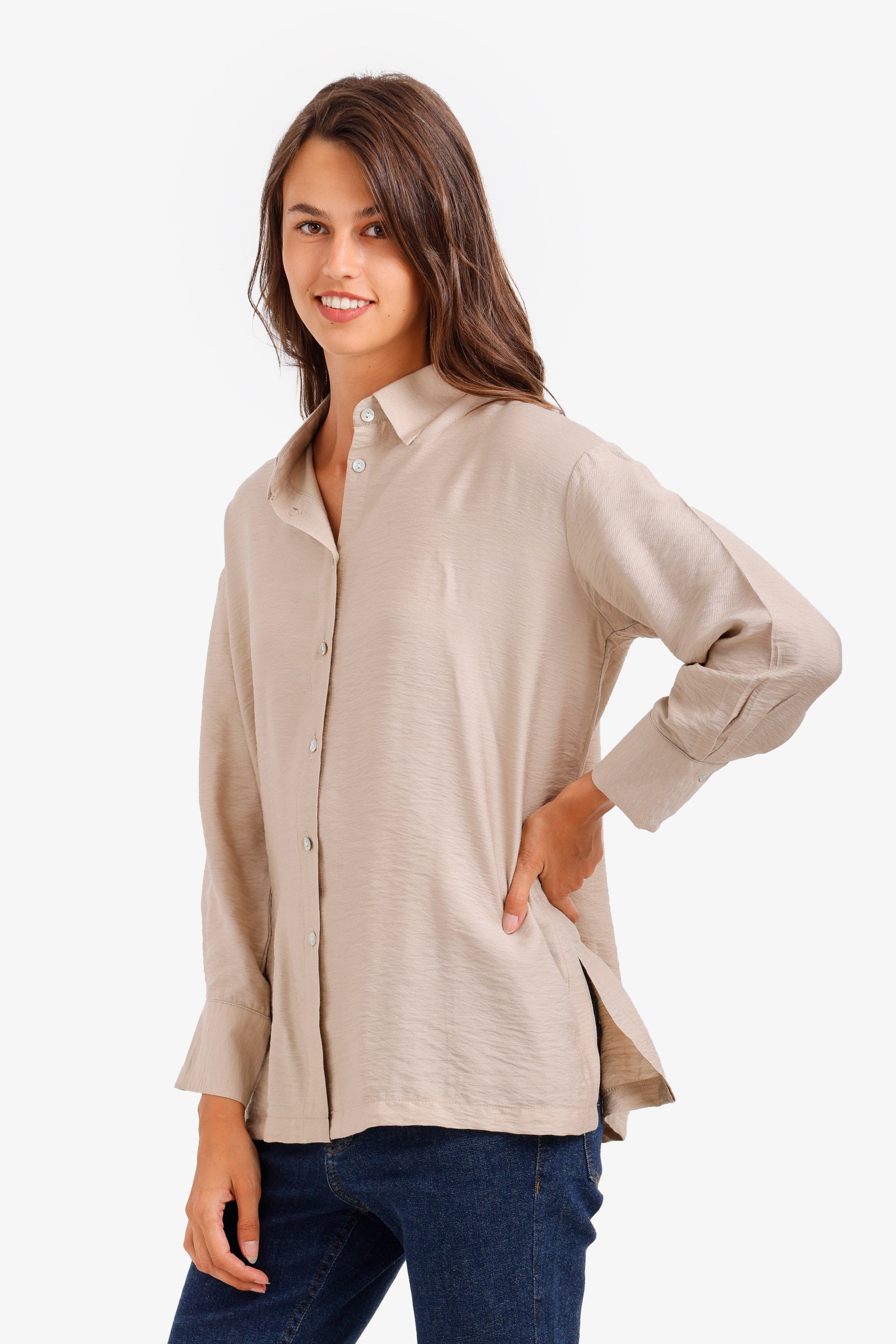 Relaxed Crinkle Shirt