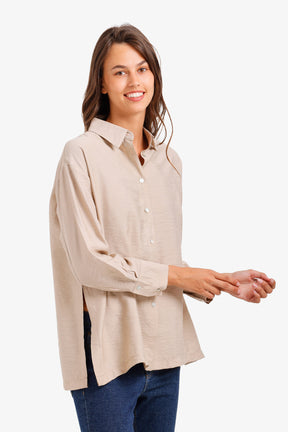 Relaxed Crinkle Shirt