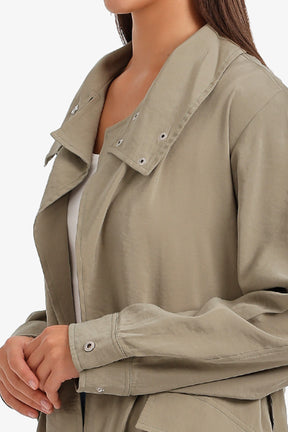 Coat-Style Belted Cardigan