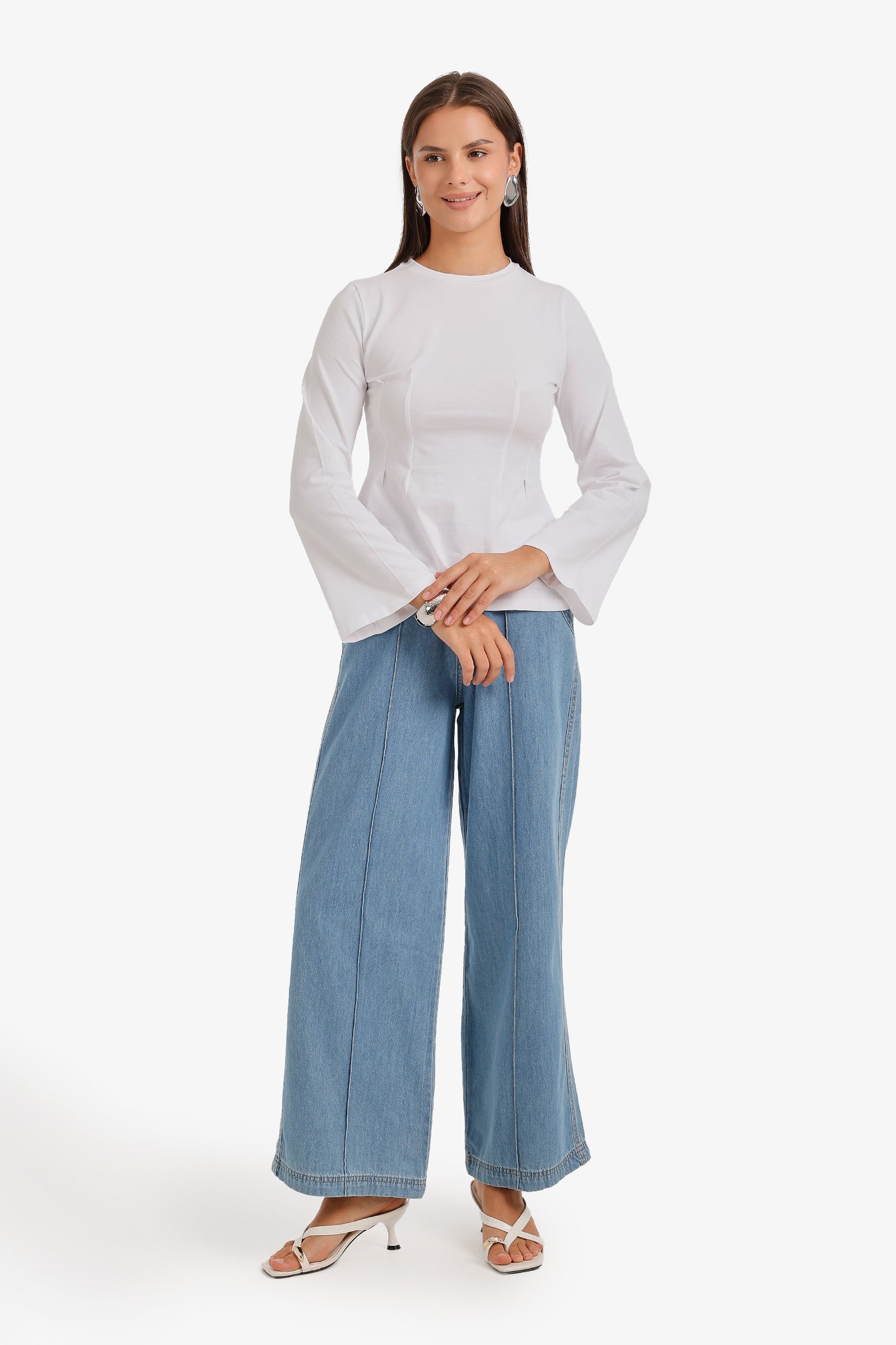 Pleated Waist Top