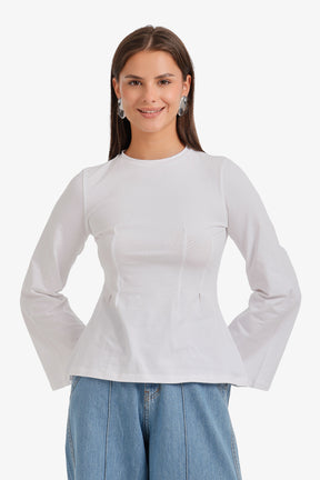 Pleated Waist Top