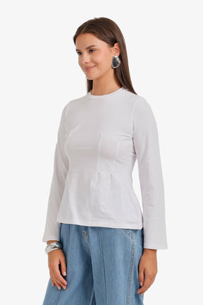 Pleated Waist Top