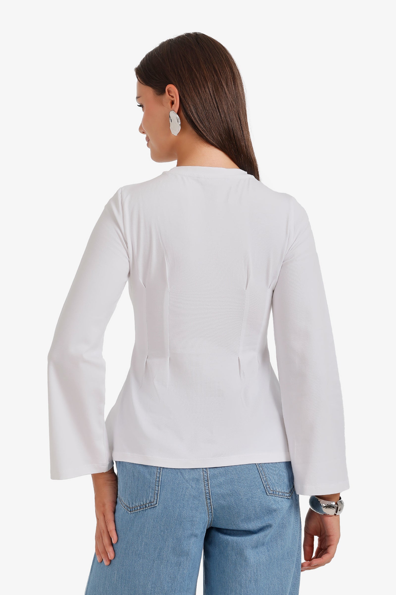 Pleated Waist Top
