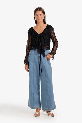 Lace Short Cardigan