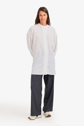 Mandarin Collar Tunic Shirt