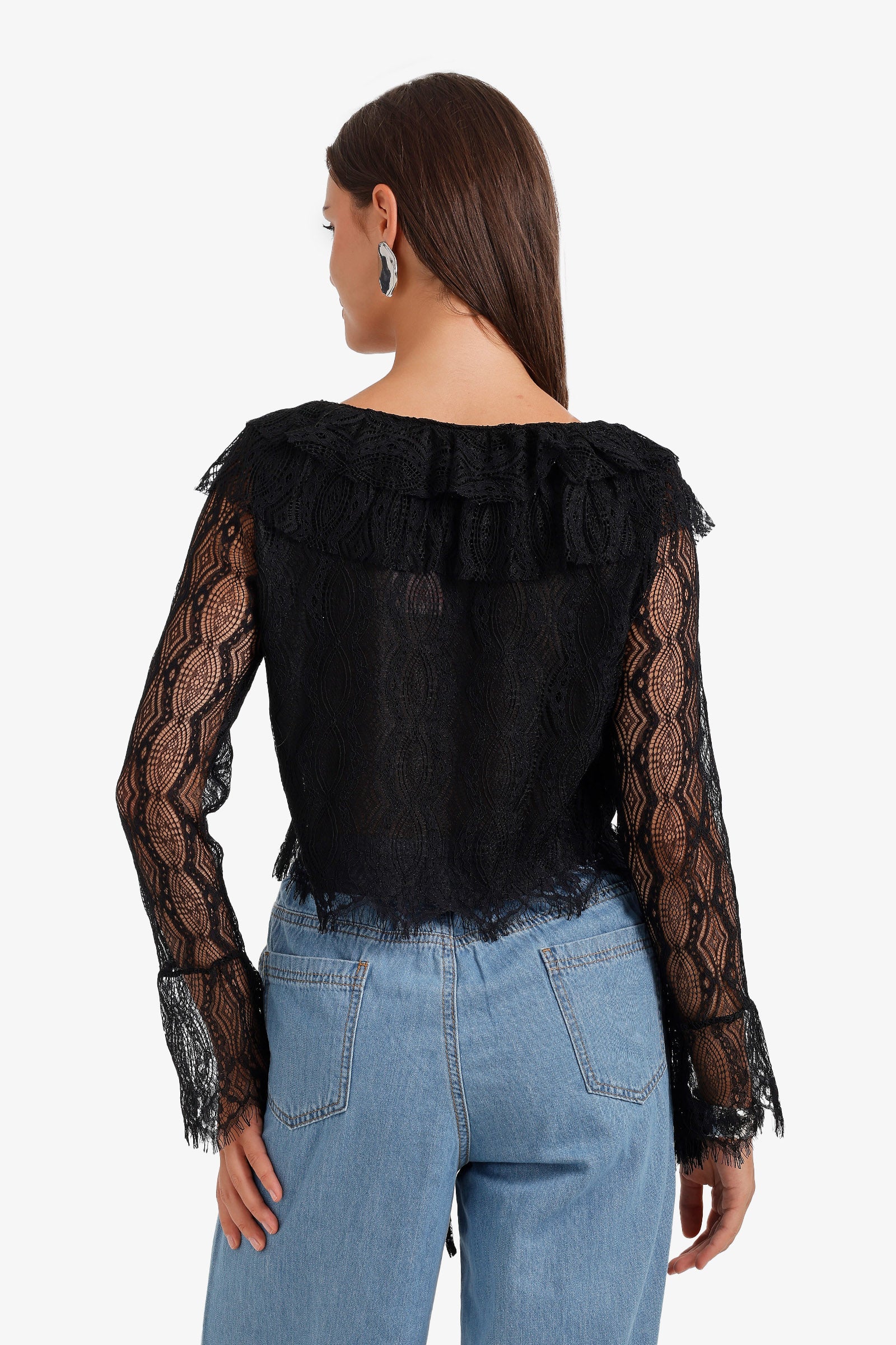 Lace Short Cardigan