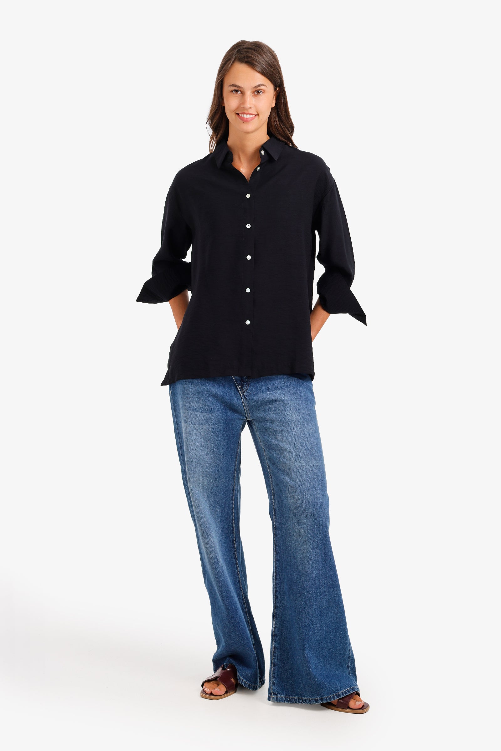 Relaxed Crinkle Shirt